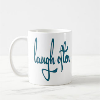 Laugh Often Funny Quotes Humour Laughter Gifts Coffee Mug