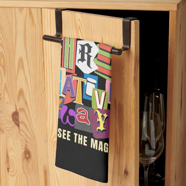 Laugh Often – Positive Typography Quote Design Tea Towel (Thirds Fold)