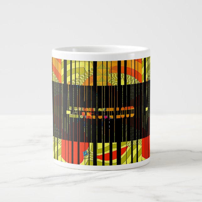 Laugh Out Loud  Large Coffee Mug (Front)
