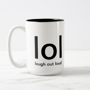 laugh out loud mug