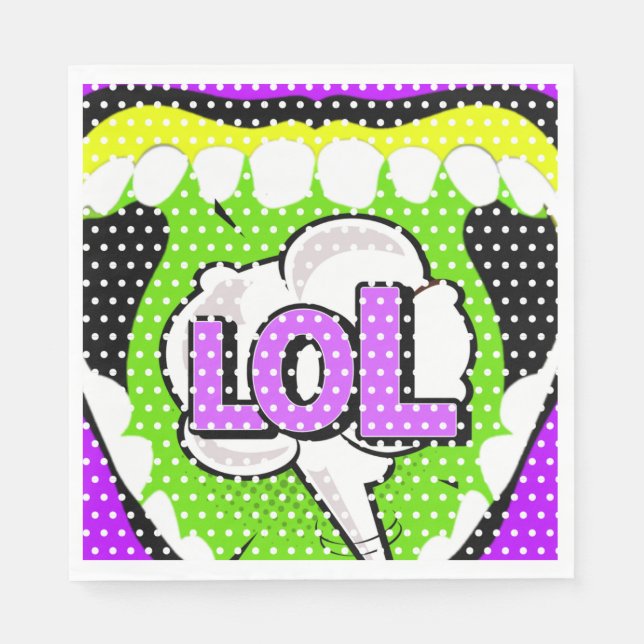 Laugh Out Loud Napkin (Front)
