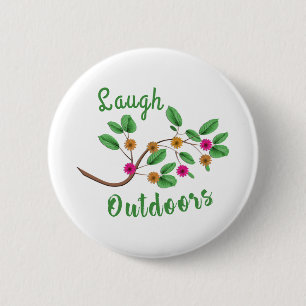 Laugh Outdoors 6 Cm Round Badge