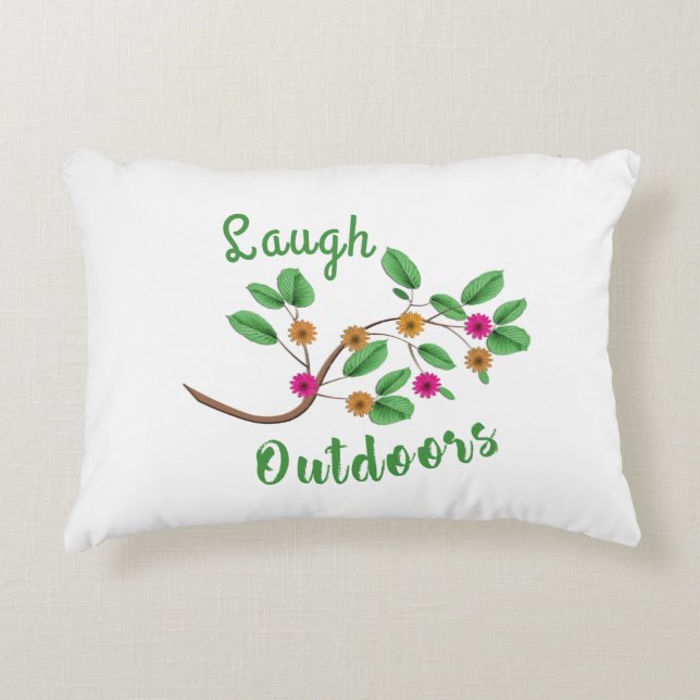 Laugh Outdoors Decorative Cushion (Front)