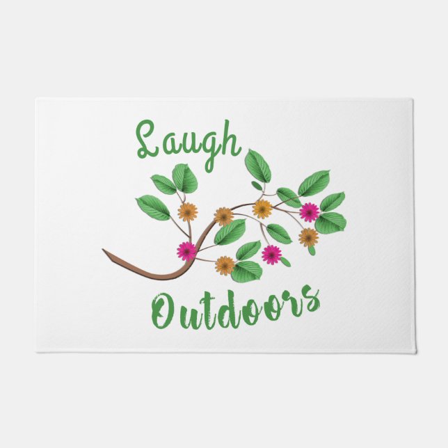 Laugh Outdoors Doormat (Front)