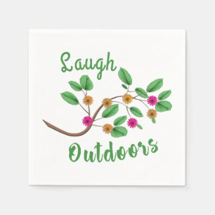 Laugh Outdoors Napkin