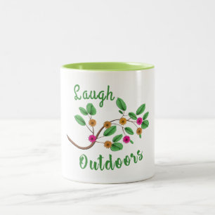 Laugh Outdoors Two-Tone Coffee Mug