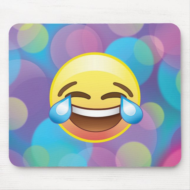 Laugh till you Cry, Tears of Happiness Emoji Pad Mouse Mat (Front)