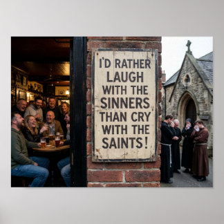 Laugh With the Sinners Poster