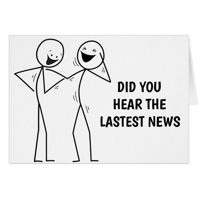 LAUGHING BECAUSE **DAUGHTER GOT DRIVER'S LICENSE** (Front Horizontal)