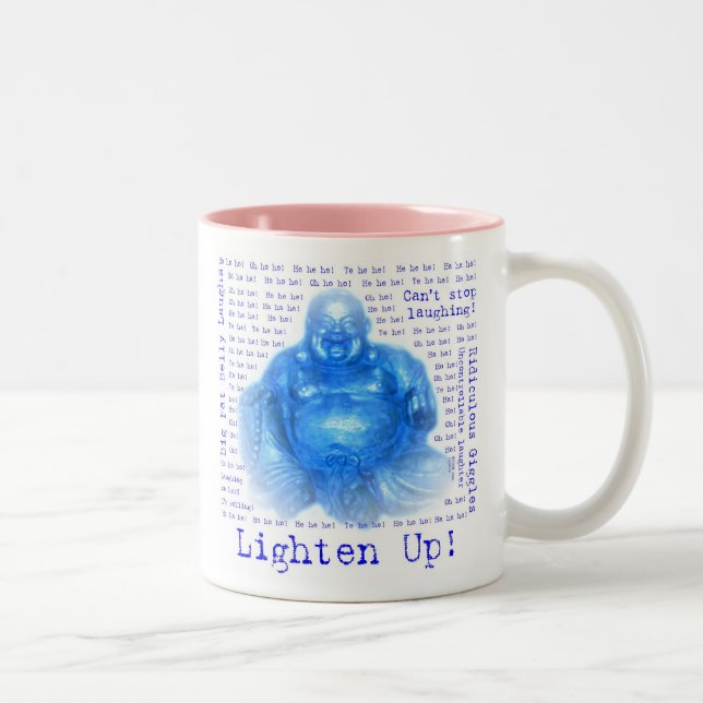 Laughing Buddah (1) Mugs - Many Styles/Colours! (Right)