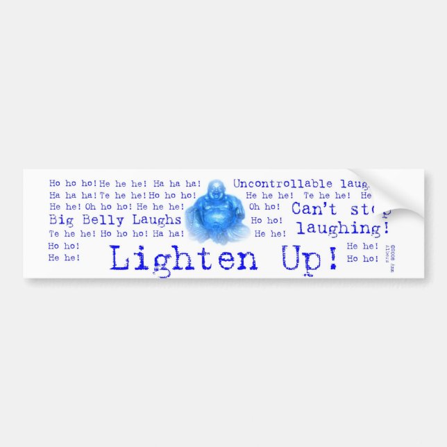 Laughing Buddha (1) Bumper Sticker (Front)