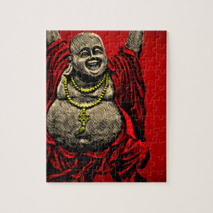 Laughing Buddha (4 colour) Jigsaw Puzzle