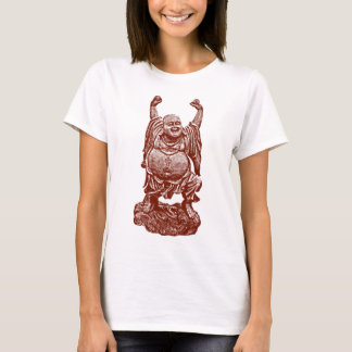 Laughing Buddha (dark red) T-Shirt