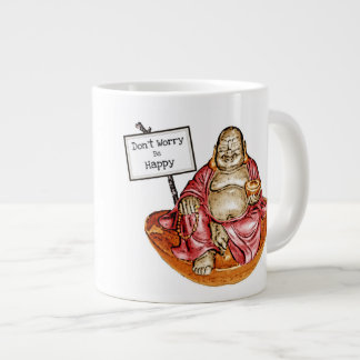 Laughing Buddha Large Coffee Mug