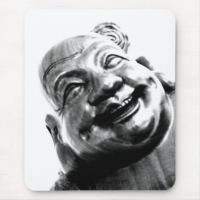 Laughing Buddha Mouse Mat (Front)