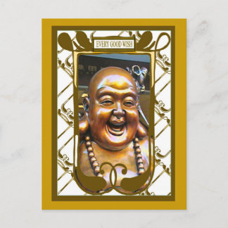 Laughing Buddha Postcard