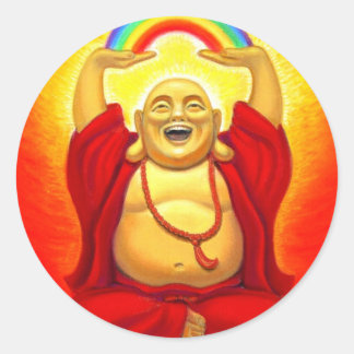 Laughing Buddha Sticker