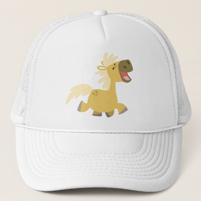 Laughing Cartoon Pony Hat (Front)