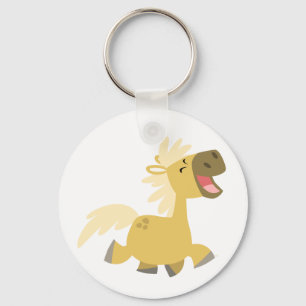 Laughing Cartoon Pony keychain