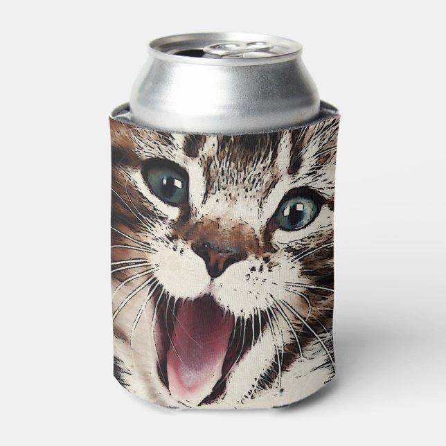 Laughing Cat Can Cooler (Can Front)