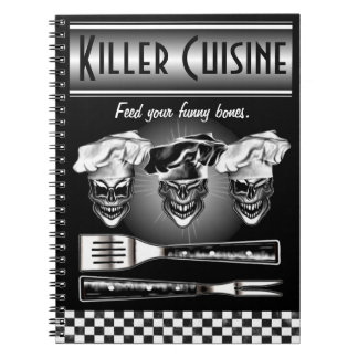Laughing Chef Skulls Notebook