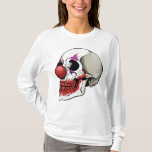 Laughing Clown Skull - Fate Until Death T-Shirt