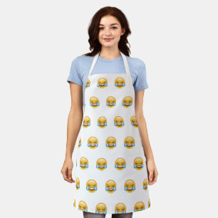 Laughing Crying Tears of Joy emoji Apron