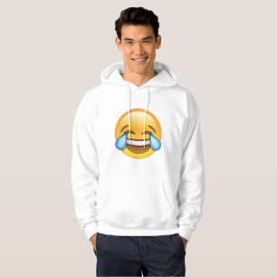 Laughing Crying Tears of Joy emoji Hoodie