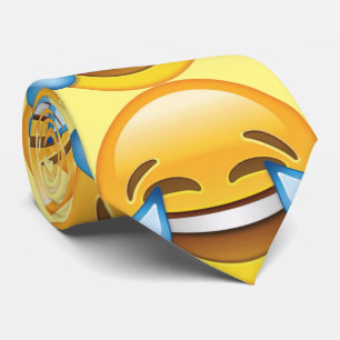 Laughing Crying Tears of Joy emoji Tie