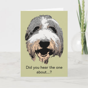 Laughing Dog Did You Hear Greeting Card