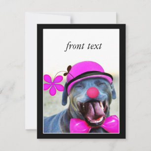 Laughing Dog Invitation