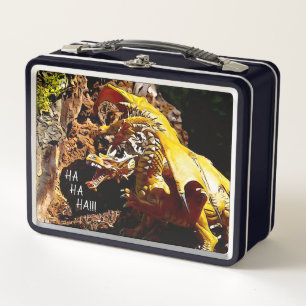 Laughing Dragon Metal Lunch Box