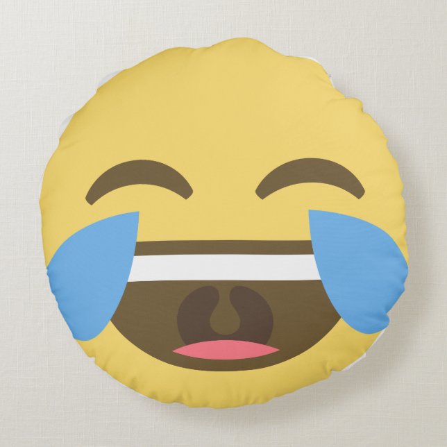 Laughing Emoji Pillow (Back)