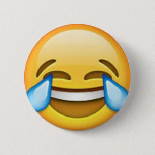 Laughing emoji pin