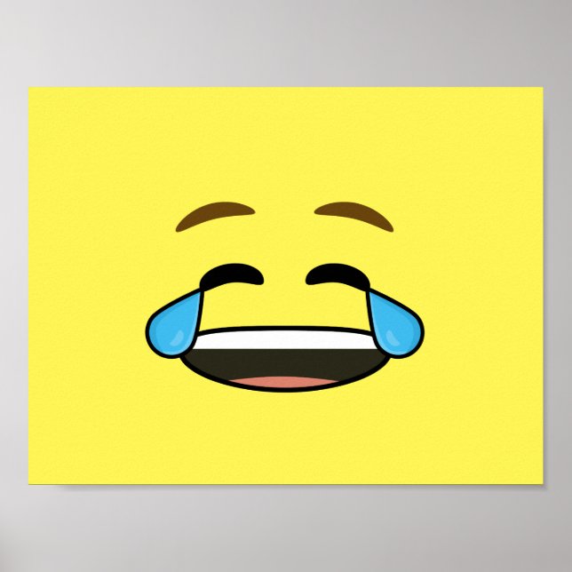 Laughing Emoji Poster (Front)