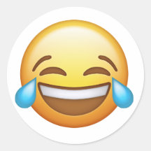 Laughing emoji sticker