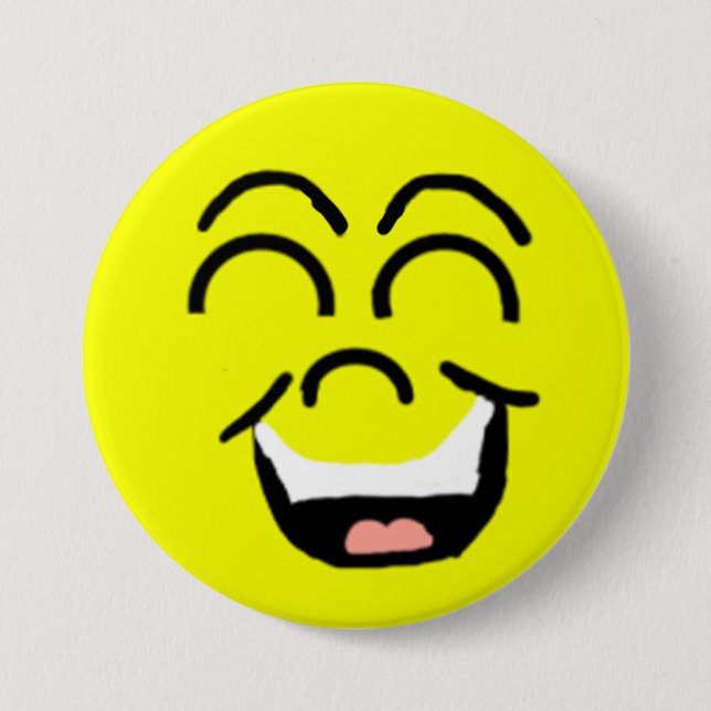Laughing face Button (Front)