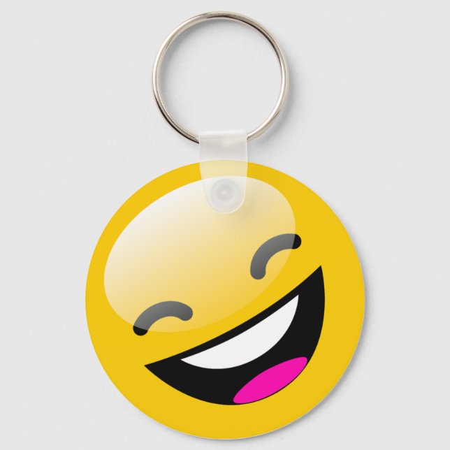 LAUGHING FACE KEY RING (Front)