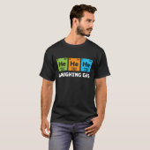 Laughing Gas, Funny Chemistry Periodic Table Teach T-Shirt (Front Full)