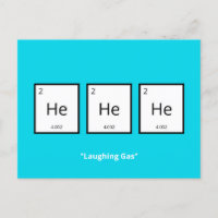 Laughing Gas Helium | Humourous Science Pun Holid