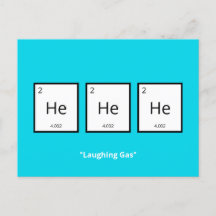 Laughing Gas Helium | Humourous Science Pun Holid