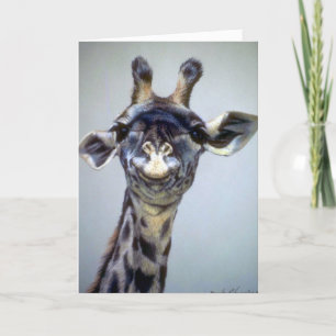 Laughing Giraffe Card
