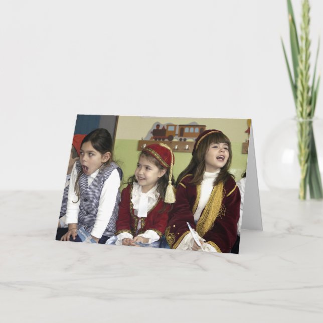 Laughing Girls Card (Front)