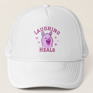 Laughing Heals Llama Trucker Hat