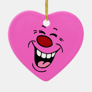 Laughing: Heart Ornament for Balloons or Flowers