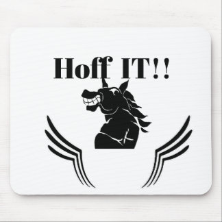 Laughing horse mouse pad