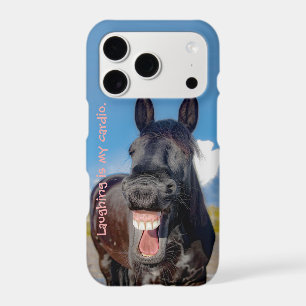 Laughing Horse with Funny Quote