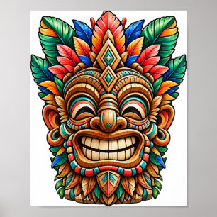 Laughing Island Tiki Poster