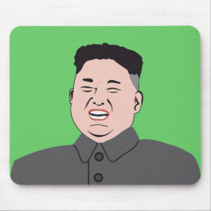 Laughing Kim Jong-un Mouse Mat