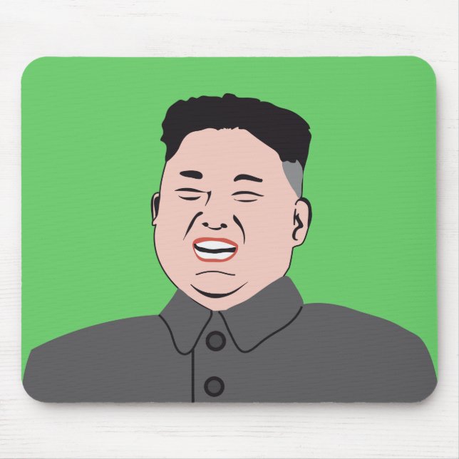 Laughing Kim Jong-un Mouse Mat (Front)